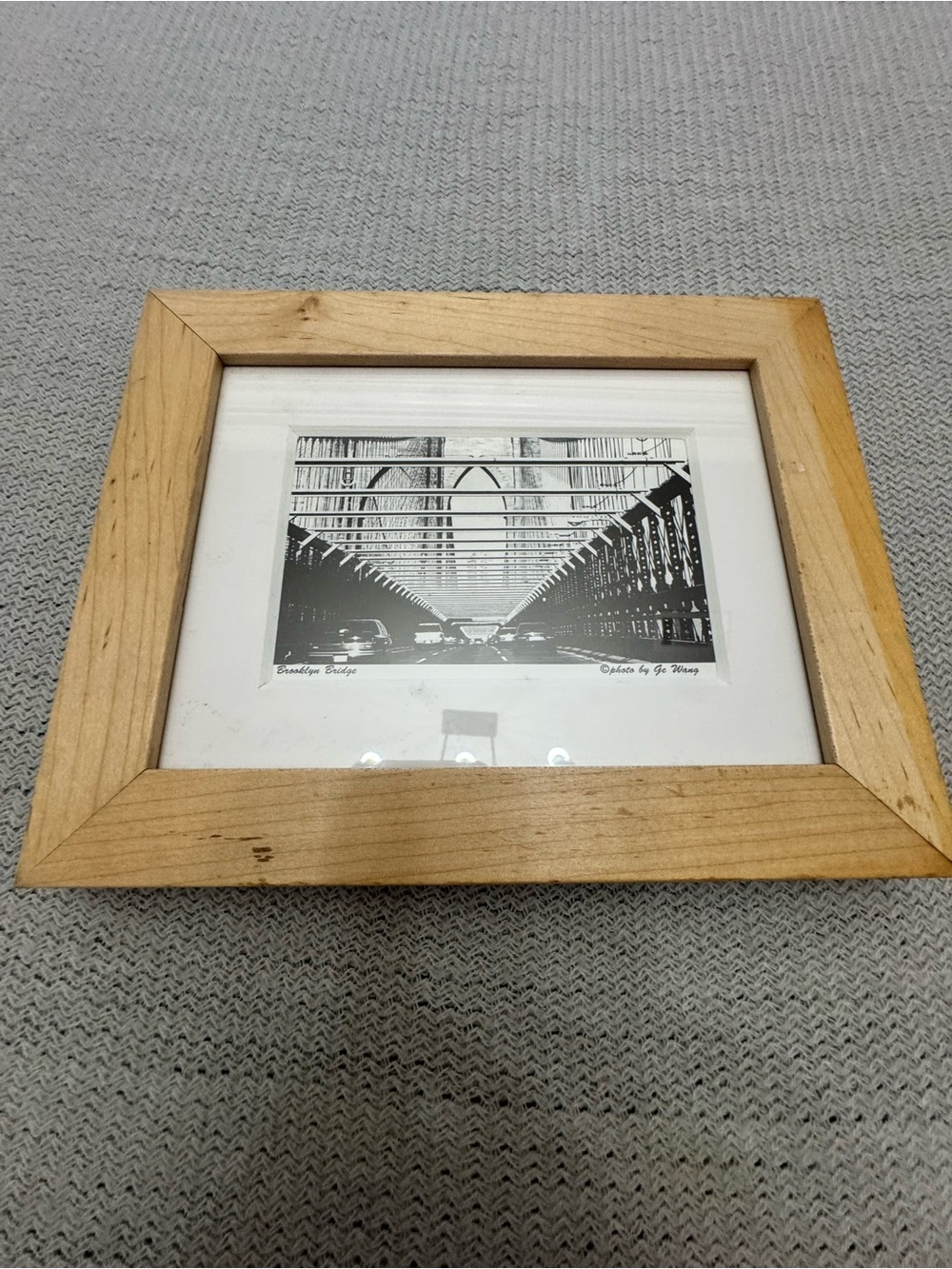 Light Natural Wood Picture Frame - Unbranded photo by Ge Wang